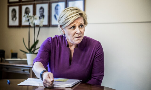 Siv Jensen kan ikke love at hun leder Frp i lang tid framover